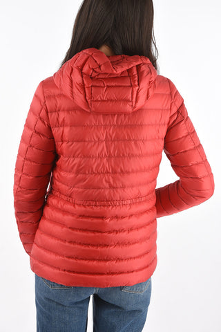 Hooded Down Jacket RAIE with Waist Drawtring