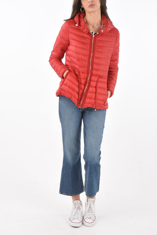 Hooded Down Jacket RAIE with Waist Drawtring