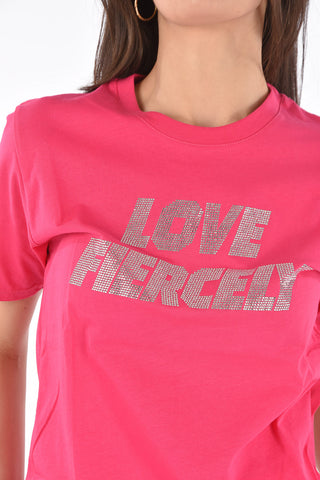 T-shirt LOVE FIERCELY in strass