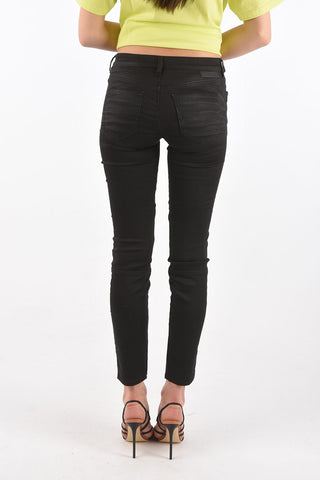 Coated Cotton DORIS-BK-NE sweat jeans
