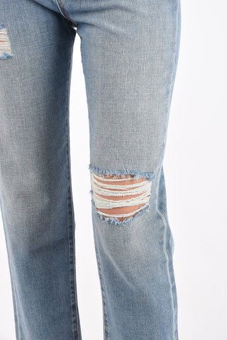 light wash high waist straight fit ALEX jeans