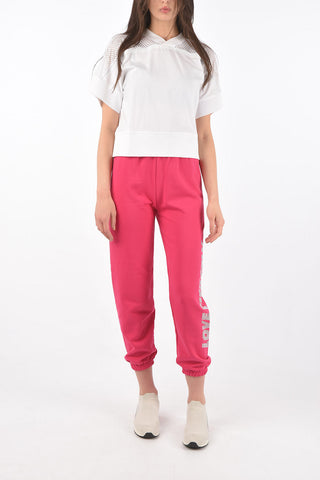 STELLA MCCARTNEY t-shirt cropped TRAIN with mesh details