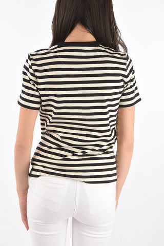 striped crew-neck t-shirt