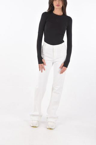 regular waist boot cut jeans