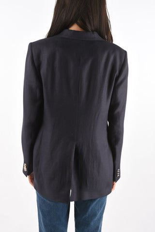 Lined linen blazer