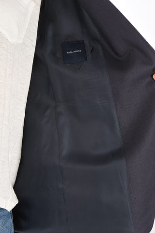 Lined linen blazer