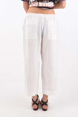 flax drawstring waist pants