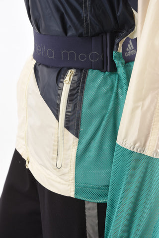 STELLA MCCARTNEY polyester RUN KTE jacket with belt