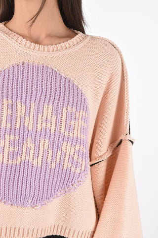 Knitted Cropped Sweater TEENAGE DREAMS Oversize