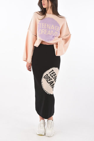 Gonna Lunga TEENAGE DREAMS Crochet in Jacquard