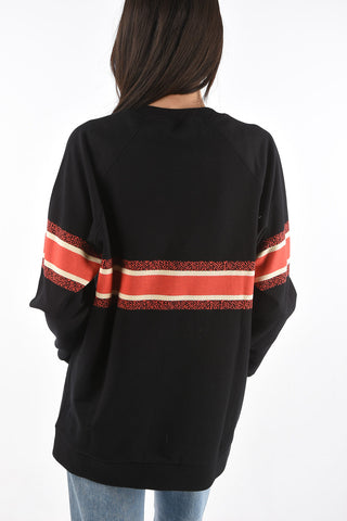 embroidered crew-neck sweatshirt