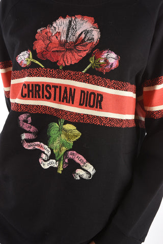 embroidered crew-neck sweatshirt