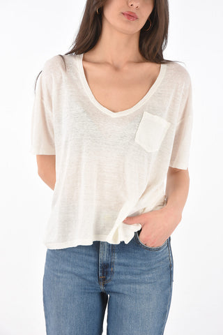Printed T-shirt COEUR LUMINAIRE with Embellished Beads
