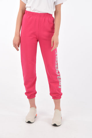joggers LOVE FIERCELY pants with crystals