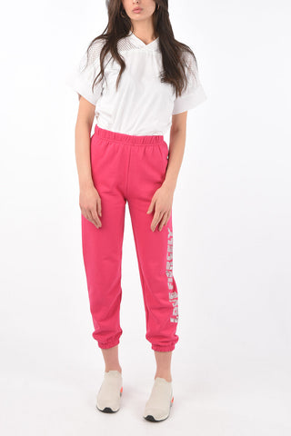 joggers LOVE FIERCELY pants with crystals