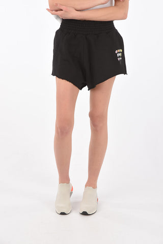 High waist Sweatshorts with GOOD FOR YOU print