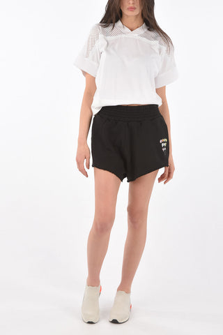 High waist Sweatshorts with GOOD FOR YOU print