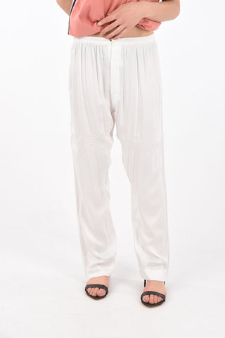 See-through jogger pants