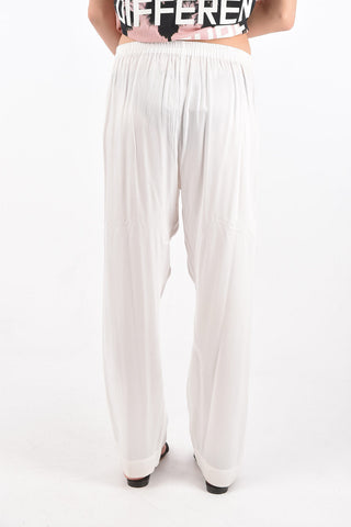 pantaloni jogger semitrasparenti