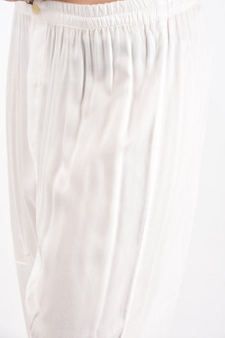 See-through jogger pants