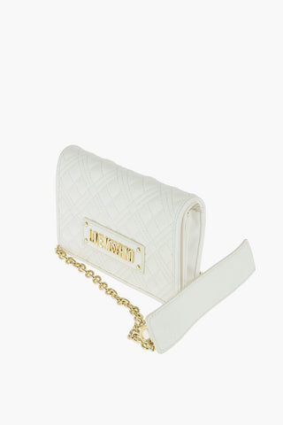 LOVE quilted crossbody bag