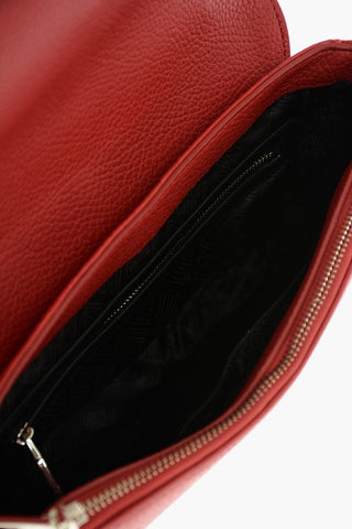 LOVE Crocodile Effect faux leather crossbody bag