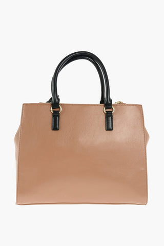 LOVE faux leather Tote bag with removable shoulder strap