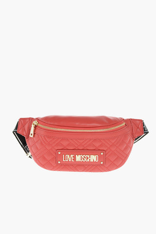 LOVE quilted faux leather bum bag
