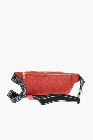 LOVE quilted faux leather bum bag