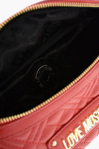 LOVE quilted faux leather bum bag
