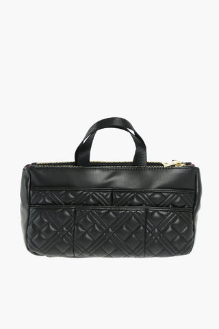 LOVE borsa a mano trapuntata in ecopelle