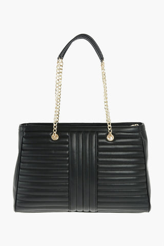 LOVE Quilteld faux leather shoulder bag
