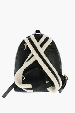 LOVE backpack with faux fur details