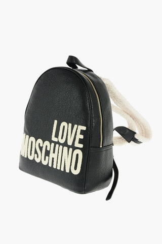 LOVE backpack with faux fur details