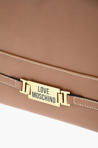 LOVE borsa in ecopelle con logo dorato