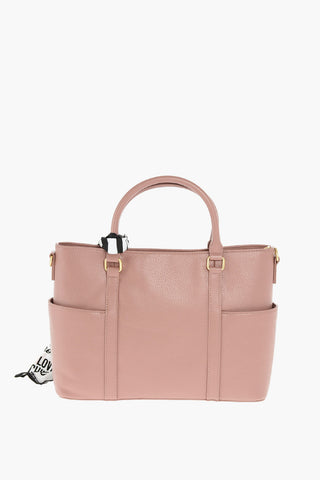 LOVE borsa tote in ecopelle con multi tasca e foulard