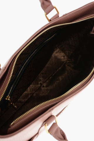 LOVE borsa tote in ecopelle con multi tasca e foulard