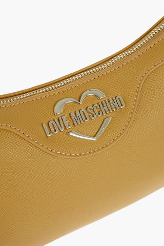 LOVE faux leather baguette bag with neckerchief