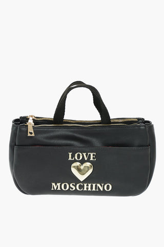 LOVE faux leather top handle bag