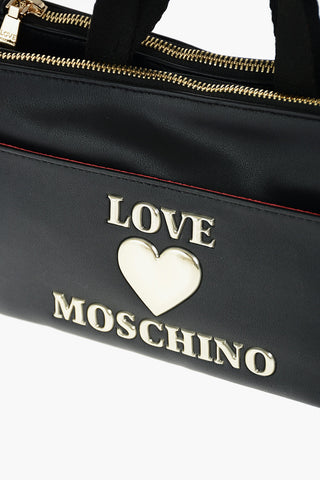 LOVE faux leather top handle bag