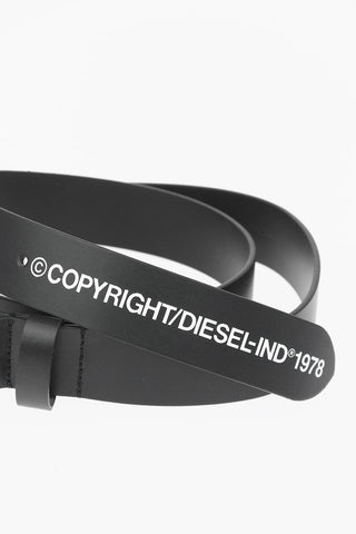 35mm solid color faux leather B-COPY belt