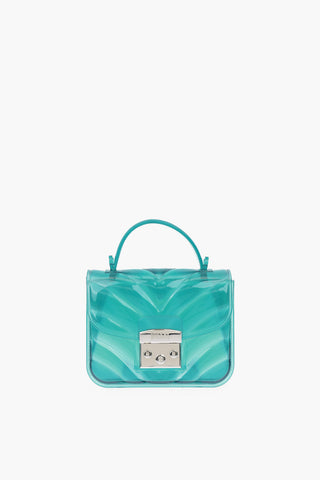 sheer pvc SASHA mini bag with removable shoulder strap