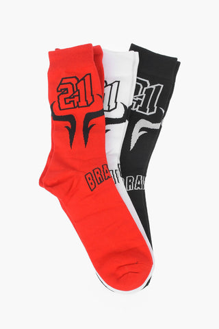 cotton stretch CL-RAY-THREEPACK set 3 pairs socks