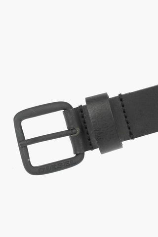 cintura B-GOUJONS in pelle con borchie 30mm