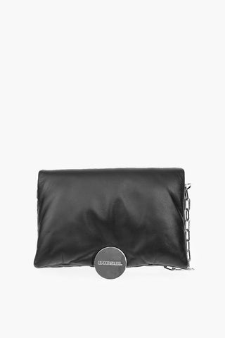 padded leather REBUTYA M shoulder bag