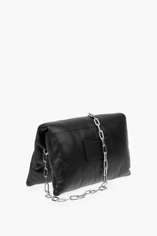 padded leather REBUTYA M shoulder bag