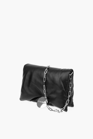 padded leather REBUTYA M shoulder bag