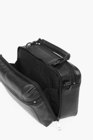 borsa camera FUTURAH PC in pelle con tracolla removibile