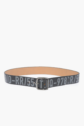 40mm logoed leather B-ARBARANO II belt
