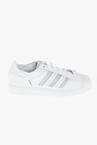 Leather SUPERSTAR MINIMALIST ICONS sneakers with laser cut details